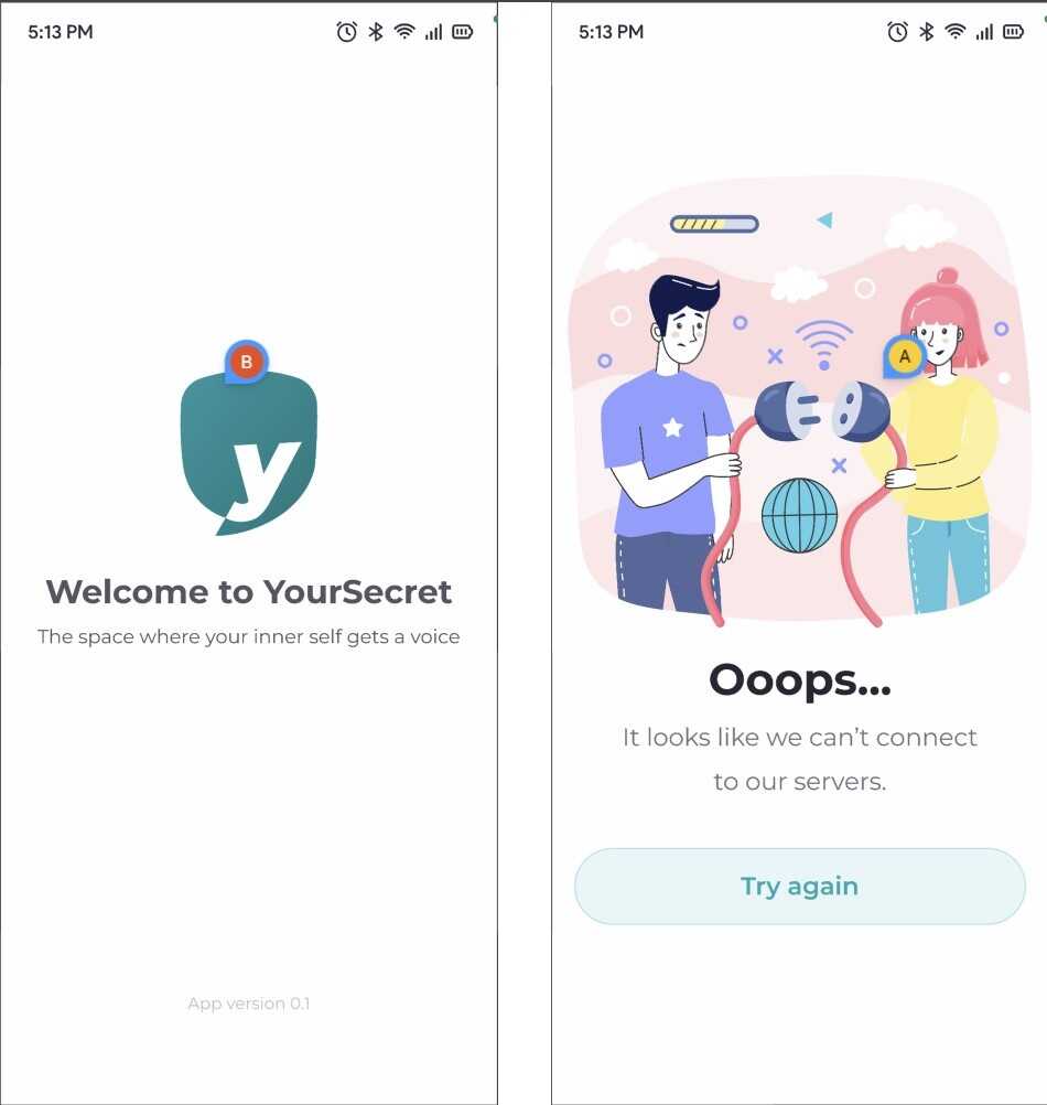 Welcome Screen